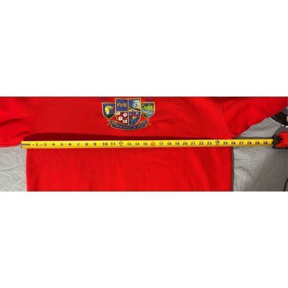Princess Cruises Panama Canal Crew Neck Sweatshirt Size XXL 2XL Red - Picture 8 of 8